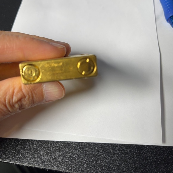 Rare S.T. Dupont Line 2 GoldPlated Lighter Montparnasse Grain d’Orge Ref. 016281 - Picture 10 of 15